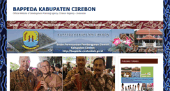 Desktop Screenshot of bappeda.cirebonkab.go.id