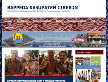 Tablet Screenshot of bappeda.cirebonkab.go.id